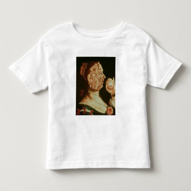 Camiseta De Bebé Retrato de Eve (aceite) (Anverso)