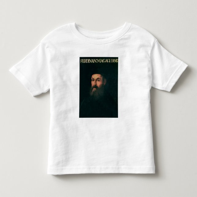 Camiseta De Bebé Retrato de Fernando de Magallanes (Anverso)