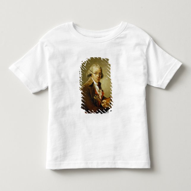 Camiseta De Bebé Retrato de Francois-Andre Vincent (Anverso)