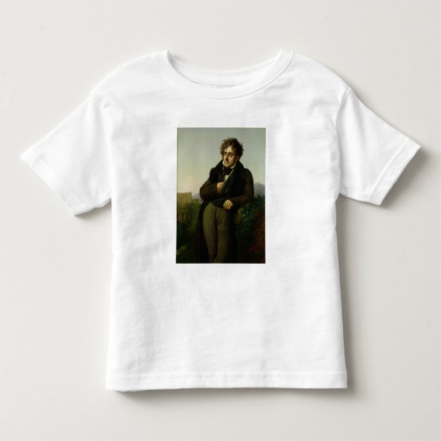 Camiseta De Bebé Retrato de Francois Rene Vicomte (Anverso)
