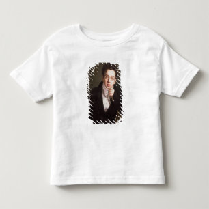 Camiseta De Bebé Retrato de Franz Schubert, compositor austríaco
