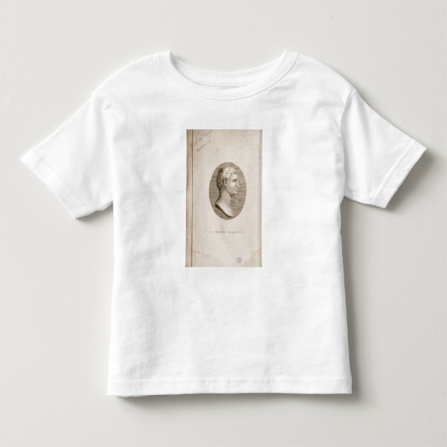 Camiseta De Bebé Retrato de Gaius Crispus Sallust (Anverso)