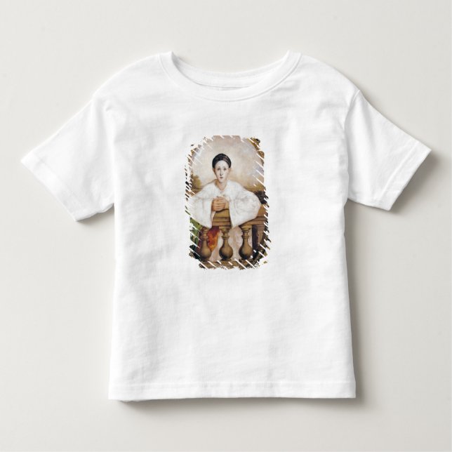 Camiseta De Bebé Retrato de Gaspar Deburau como Pierrot, c.1815 (Anverso)