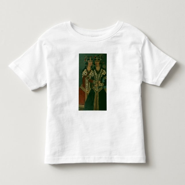Camiseta De Bebé Retrato de gemelos (Anverso)