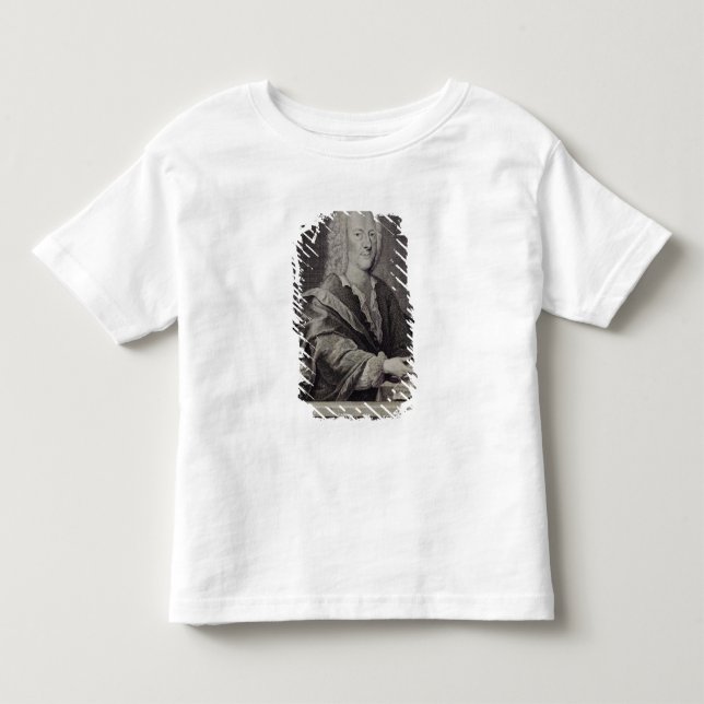 Camiseta De Bebé Retrato de Georg Philipp Telemann (Anverso)