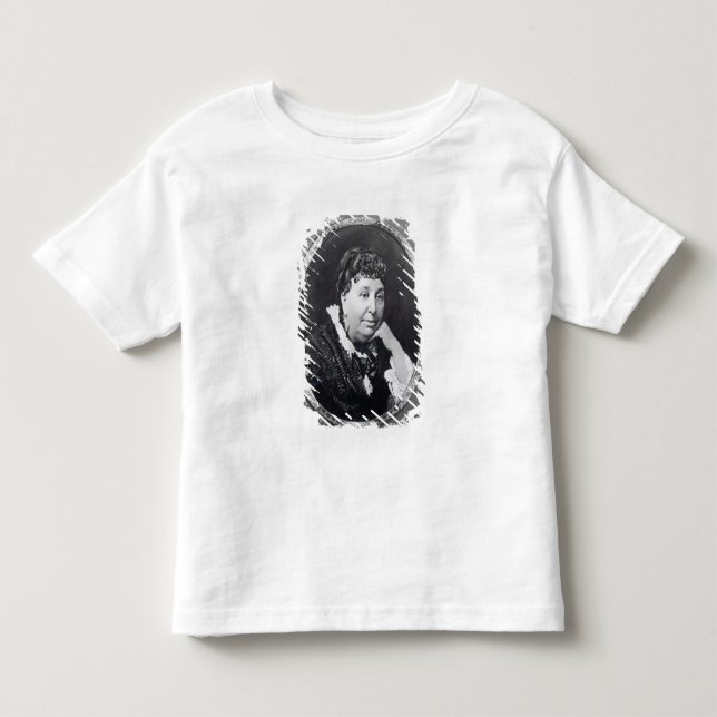 Camiseta De Bebé Retrato de George Sand (Anverso)
