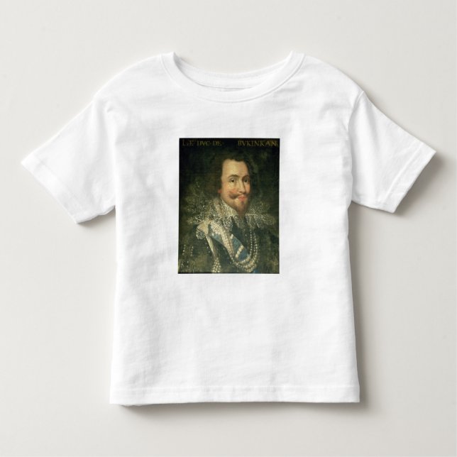 Camiseta De Bebé Retrato de George Villiers, 1r duque de Buckingha (Anverso)
