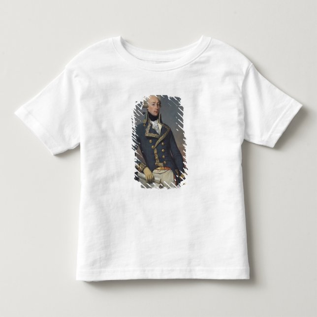 Camiseta De Bebé Retrato de Gilbert Motier como teniente (Anverso)