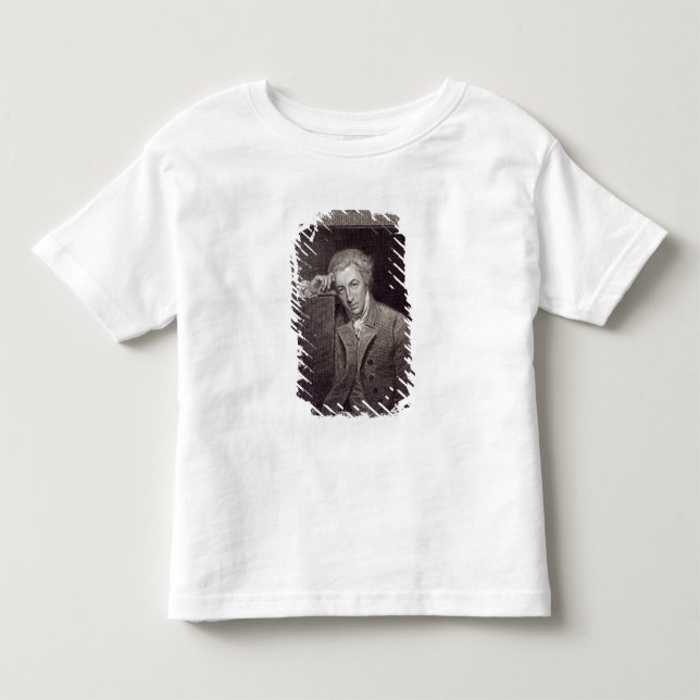 Camiseta De Bebé Retrato de Guillermo Hayley (Anverso)