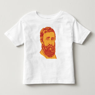 Camiseta De Bebé Retrato de Henry David Thoreau