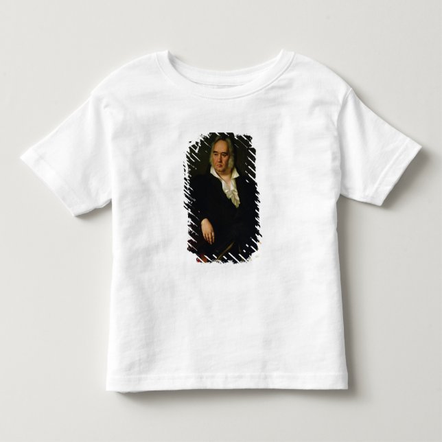 Camiseta De Bebé Retrato de Ivan A. Krylov, 1832 (Anverso)