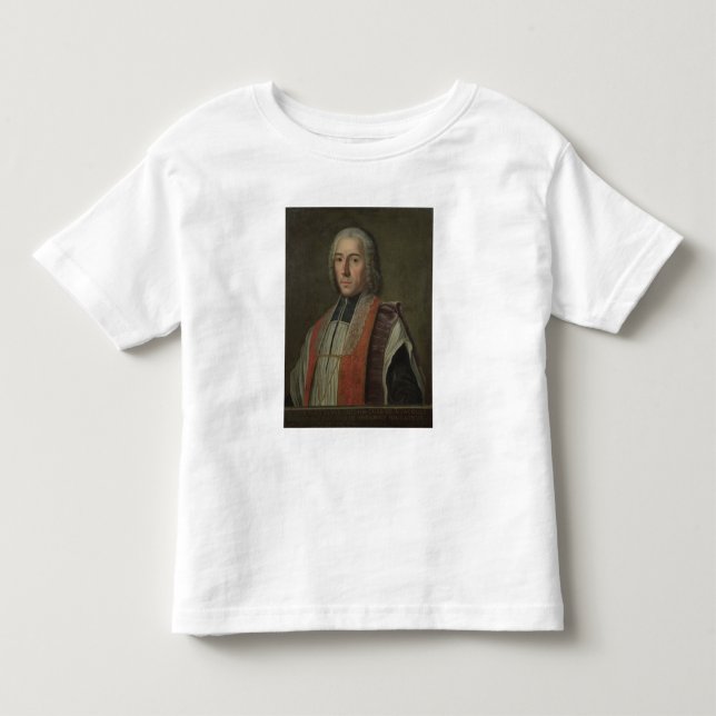 Camiseta De Bebé Retrato de Jacques Denis Cochin (Anverso)