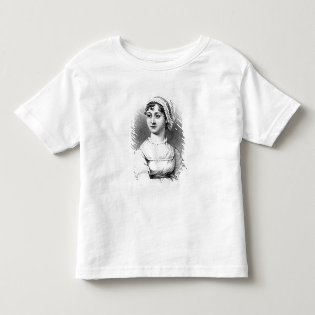 Camiseta De Bebé Retrato de Jane Austen (Anverso)