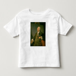 Camiseta De Bebé Retrato de Jean-Baptiste Oudry (1686-1755) c.1753