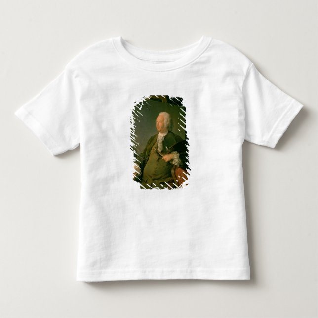 Camiseta De Bebé Retrato de Jean-Baptiste Oudry (1686-1755) c.1753 (Anverso)