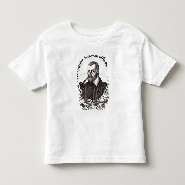 Camiseta De Bebé Retrato de Jean Bodin (Anverso)