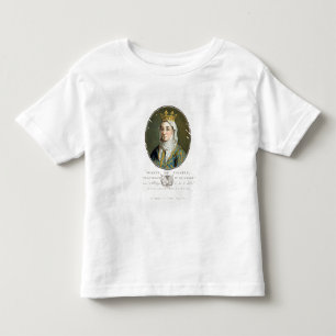 Camiseta De Bebé Retrato de Jeanne de Navarra (1271-1304), 1788 (c