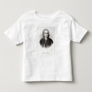 Camiseta De Bebé Retrato de Johann Sebastian Bach