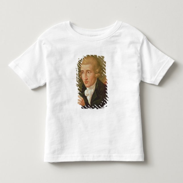 Camiseta De Bebé Retrato de Joseph Haydn (Anverso)