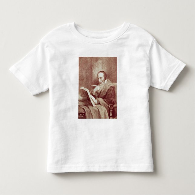 Camiseta De Bebé Retrato de Juan Calvino (1509-1564) (grabado) (Anverso)