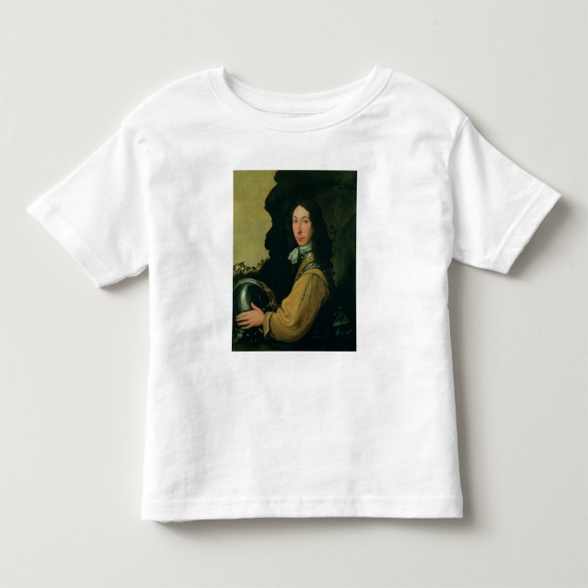 Camiseta De Bebé Retrato de Juan Evelyn (Anverso)