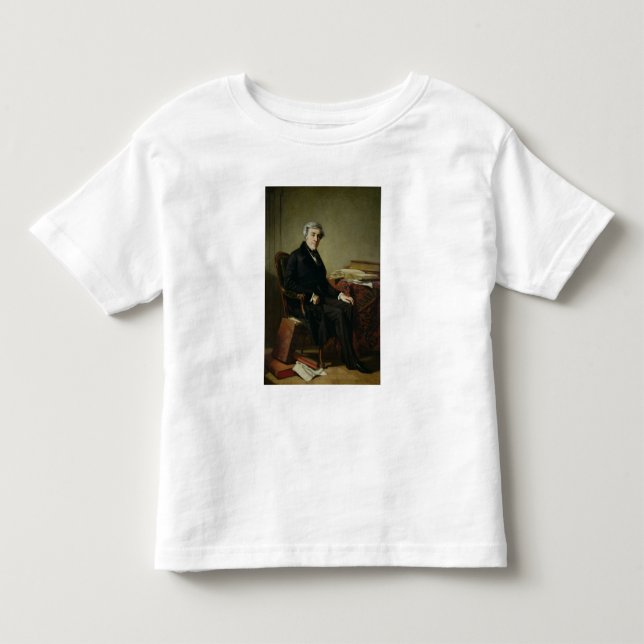 Camiseta De Bebé Retrato de Jules Michelet (Anverso)
