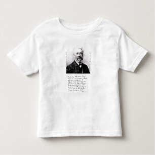 Camiseta De Bebé Retrato de Jules Verne