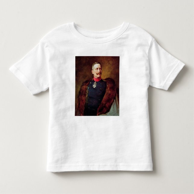 Camiseta De Bebé Retrato de Kaiser Wilhelm Ii (Anverso)