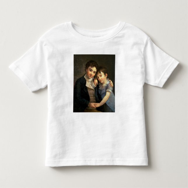 Camiseta De Bebé Retrato de Karl Thomas y Franz Xaver (Anverso)