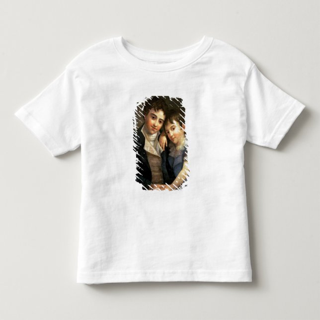 Camiseta De Bebé Retrato de Karl Thomas y Franz Xaver (Anverso)