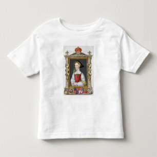 Camiseta De Bebé Retrato de la 3ro reina de Jane Seymour