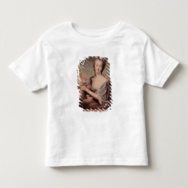 Camiseta De Bebé Retrato de la condesa du Barry como flora (Anverso)