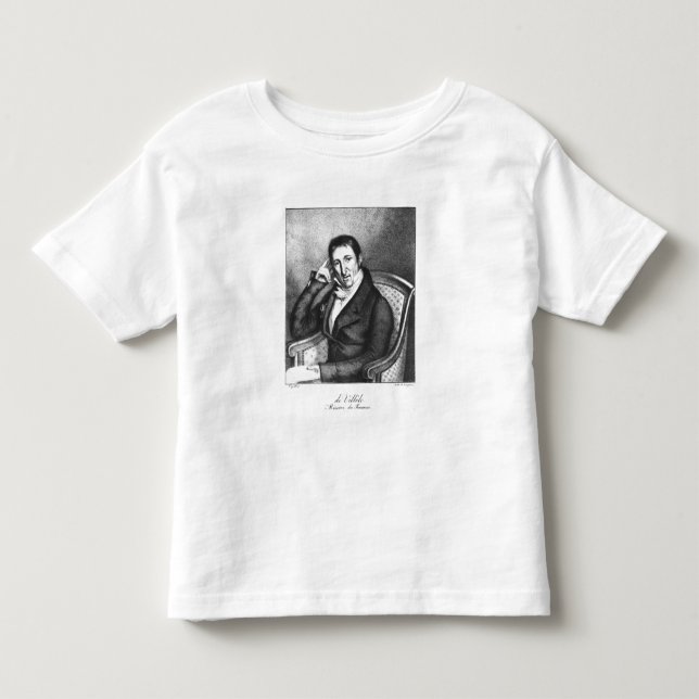 Camiseta De Bebé Retrato de la cuenta de Jean Baptiste de Villele (Anverso)