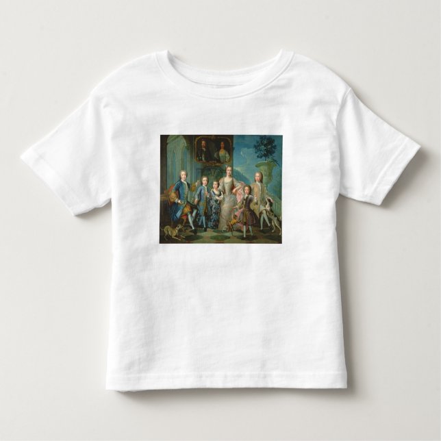 Camiseta De Bebé Retrato de la familia del duque de Valentinois (Anverso)