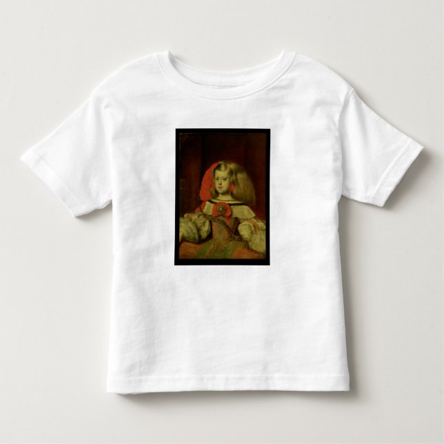Camiseta De Bebé Retrato de la infanta Margarita (Anverso)