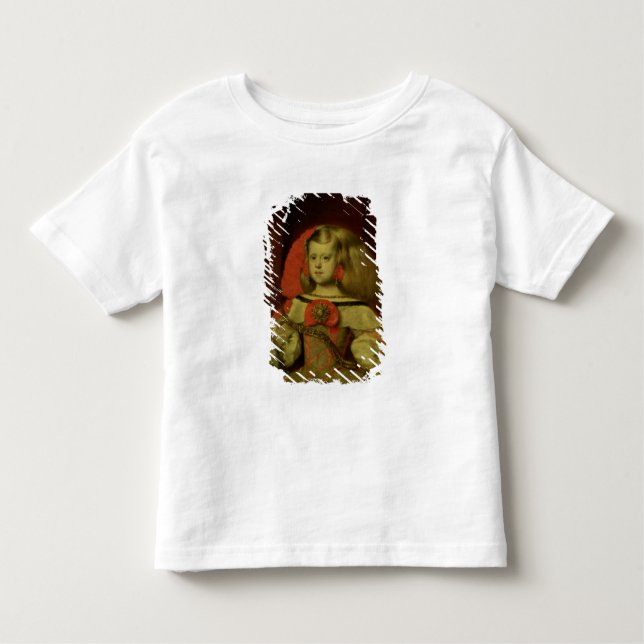 Camiseta De Bebé Retrato de la infanta Margarita (Anverso)