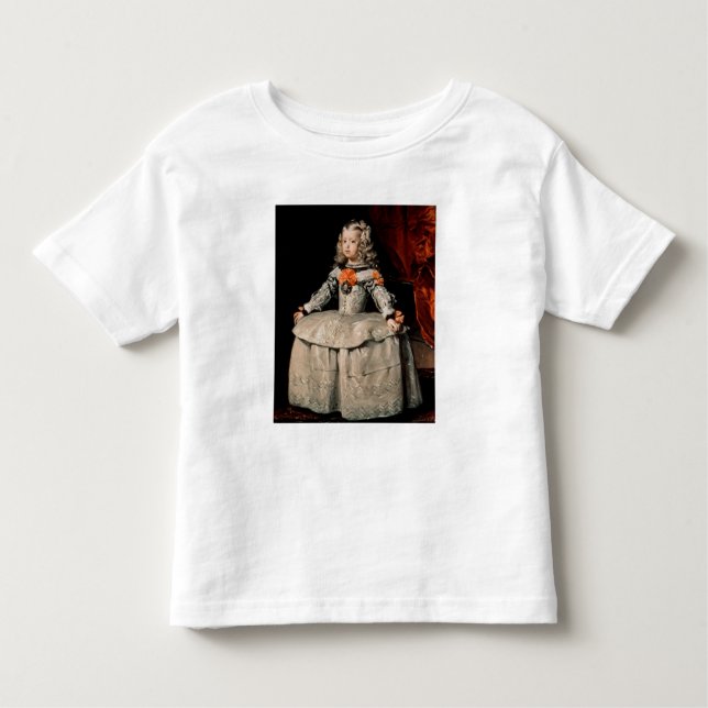 Camiseta De Bebé Retrato de la infanta Margarita de 5 años (Anverso)