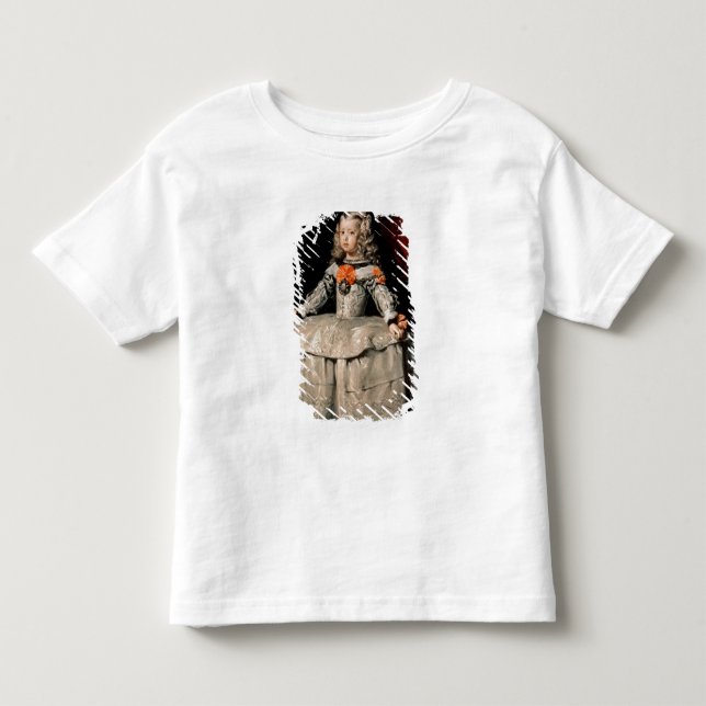 Camiseta De Bebé Retrato de la infanta Margarita de 5 años (Anverso)