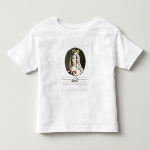 Camiseta De Bebé Retrato de la margarita de Provence (1219-95),