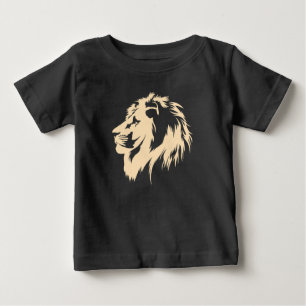 Camiseta De Bebé Retrato de león (arena)