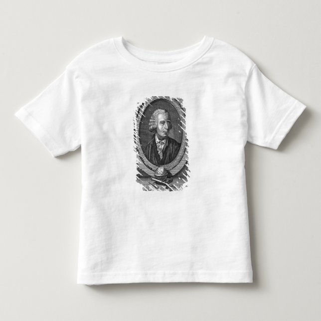 Camiseta De Bebé Retrato de Leonard Euler (Anverso)