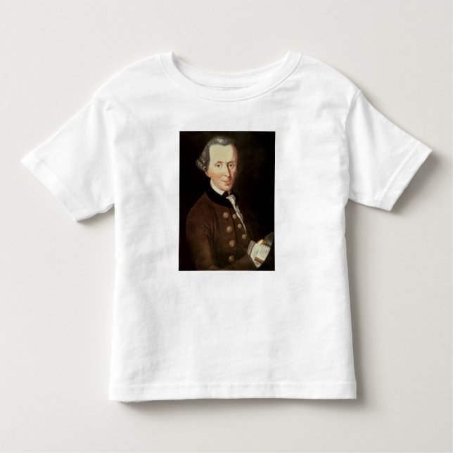 Camiseta De Bebé Retrato de Manuel Kant (Anverso)