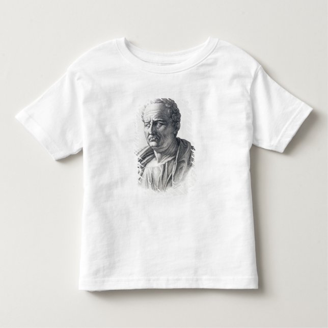 Camiseta De Bebé Retrato de Marco Tullius Cicero (Anverso)