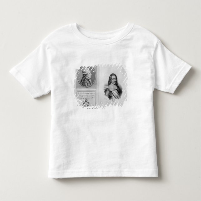 Camiseta De Bebé Retrato de Marie Francois Gontier de Biran (Anverso)