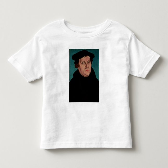 Camiseta De Bebé Retrato de Martin Luther, 1529 (Anverso)