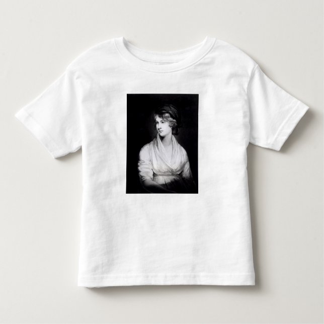 Camiseta De Bebé Retrato de Mary Wollstonecraft Godwin (Anverso)