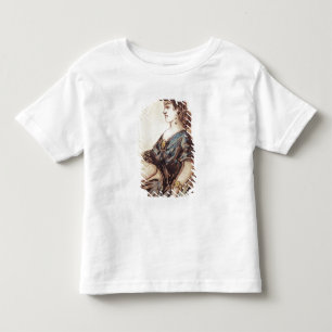 Camiseta De Bebé Retrato de media longitud de una mujer