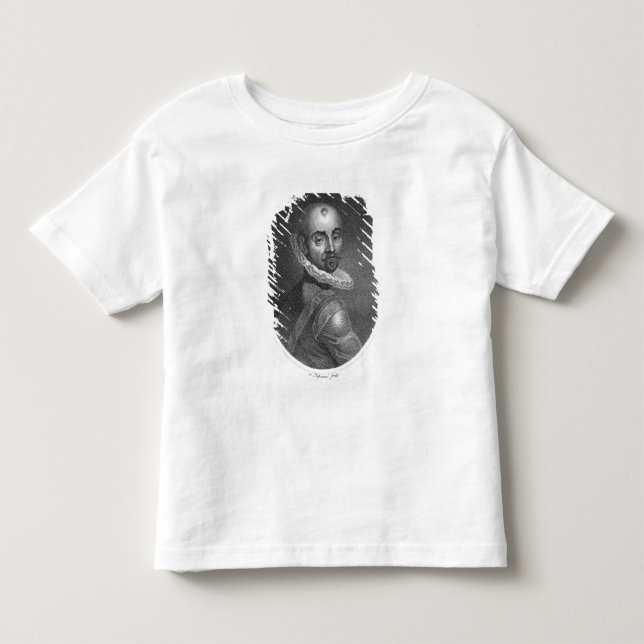 Camiseta De Bebé Retrato de Michel de Montaigne (Anverso)