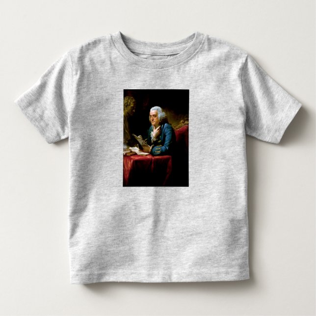 Camiseta De Bebé Retrato de miembro, padre fundador de Benjamin Fra (Anverso)