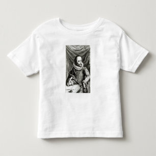 Camiseta De Bebé Retrato de Miguel de Cervantes Saavedra